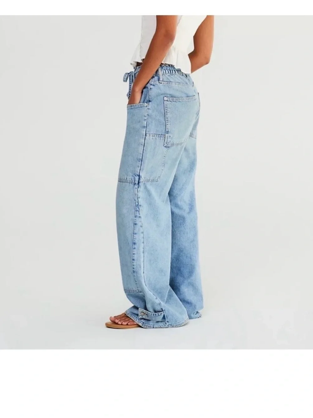 NWT We the Free crvy Outlaw jeans Sz large - Picture 3 of 10